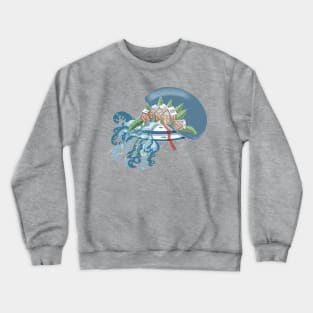 Christmas Break Broken Snow Globe Crewneck Sweatshirt